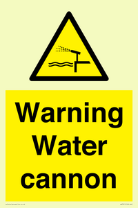 WV7811: Warning Water cannon