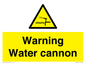 WV7811: Warning Water cannon