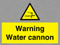 WV7811: Warning Water cannon