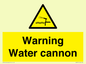 WV7811: Warning Water cannon
