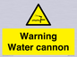 WV7811: Warning Water cannon