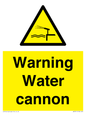 WV7811: Warning Water cannon