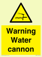 WV7811: Warning Water cannon