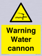 WV7811: Warning Water cannon