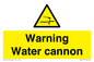 WV7811: Warning Water cannon