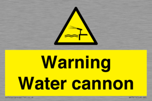 WV7811: Warning Water cannon