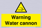 WV7811: Warning Water cannon