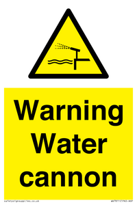 WV7811: Warning Water cannon