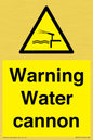 WV7811: Warning Water cannon