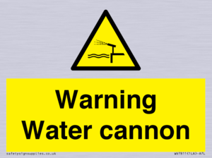 WV7811: Warning Water cannon