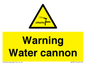 WV7811: Warning Water cannon