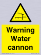 WV7811: Warning Water cannon