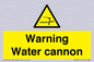 WV7811: Warning Water cannon