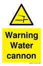 WV7811: Warning Water cannon