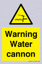 WV7811: Warning Water cannon