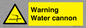 WV7811: Warning Water cannon