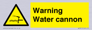 WV7811: Warning Water cannon