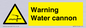 WV7811: Warning Water cannon