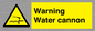 WV7811: Warning Water cannon