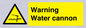 WV7811: Warning Water cannon