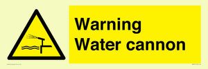 WV7811: Warning Water cannon