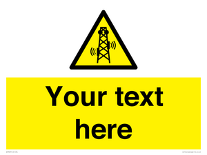 WV7823: Custom warning RF radiation transmitter