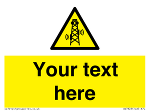 WV7823: Custom warning RF radiation transmitter