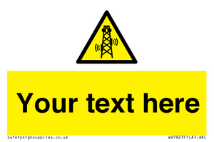 WV7823: Custom warning RF radiation transmitter