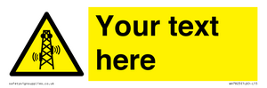 WV7823: Custom warning RF radiation transmitter