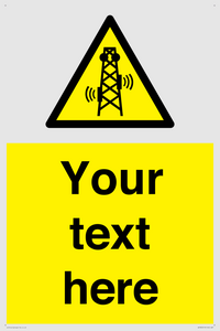 WV7823: Custom warning RF radiation transmitter