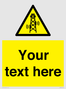 WV7823: Custom warning RF radiation transmitter