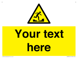 WV7824: Custom warning uneven surface