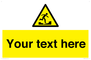 WV7824: Custom warning uneven surface