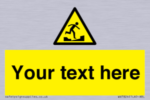 WV7824: Custom warning uneven surface