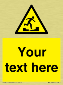 WV7824: Custom warning uneven surface