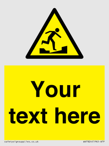 WV7824: Custom warning uneven surface