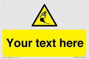 WV7825: Custom warning kite flying near powerlines
