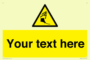 WV7825: Custom warning kite flying near powerlines