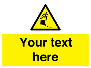WV7825: Custom warning kite flying near powerlines