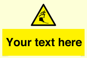WV7825: Custom warning kite flying near powerlines