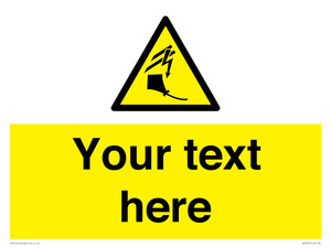 WV7825: Custom warning kite flying near powerlines