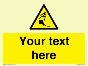 WV7825: Custom warning kite flying near powerlines