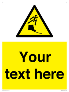 WV7825: Custom warning kite flying near powerlines