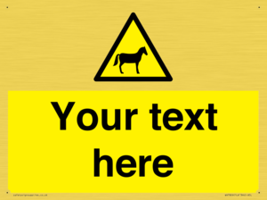 WV7826: Custom warning horses