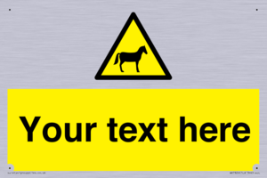 WV7826: Custom warning horses