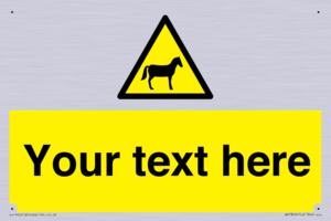 WV7826: Custom warning horses