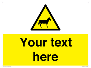 WV7826: Custom warning horses