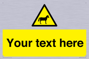 WV7826: Custom warning horses