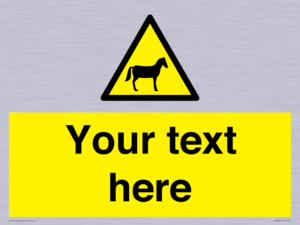 WV7826: Custom warning horses