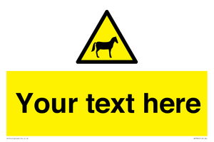 WV7826: Custom warning horses
